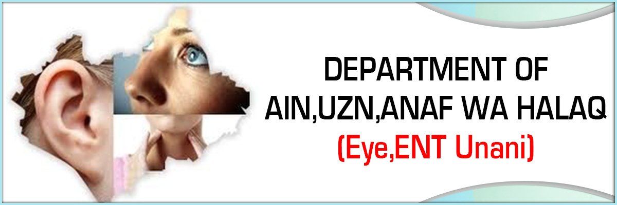 Department of Ain,Uzn,Anf,Halaq wa Asnan
